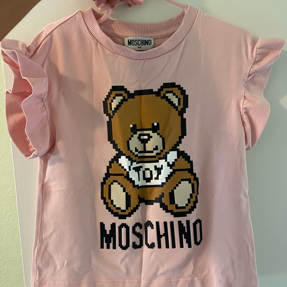 MOSCHINO KIDS PINK TOP